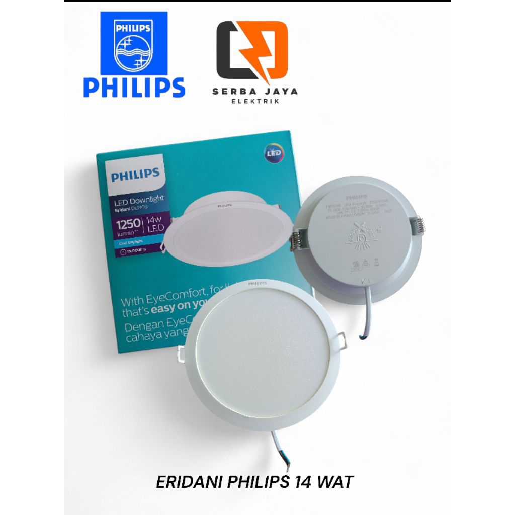 PHILIPS ERIDANI 14W PUTIH