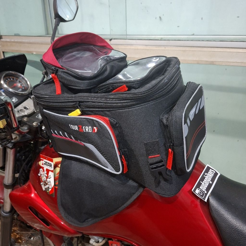 Tankbag 7gear tourzero z6 tas motor tangki magnet seatbag tailbag
