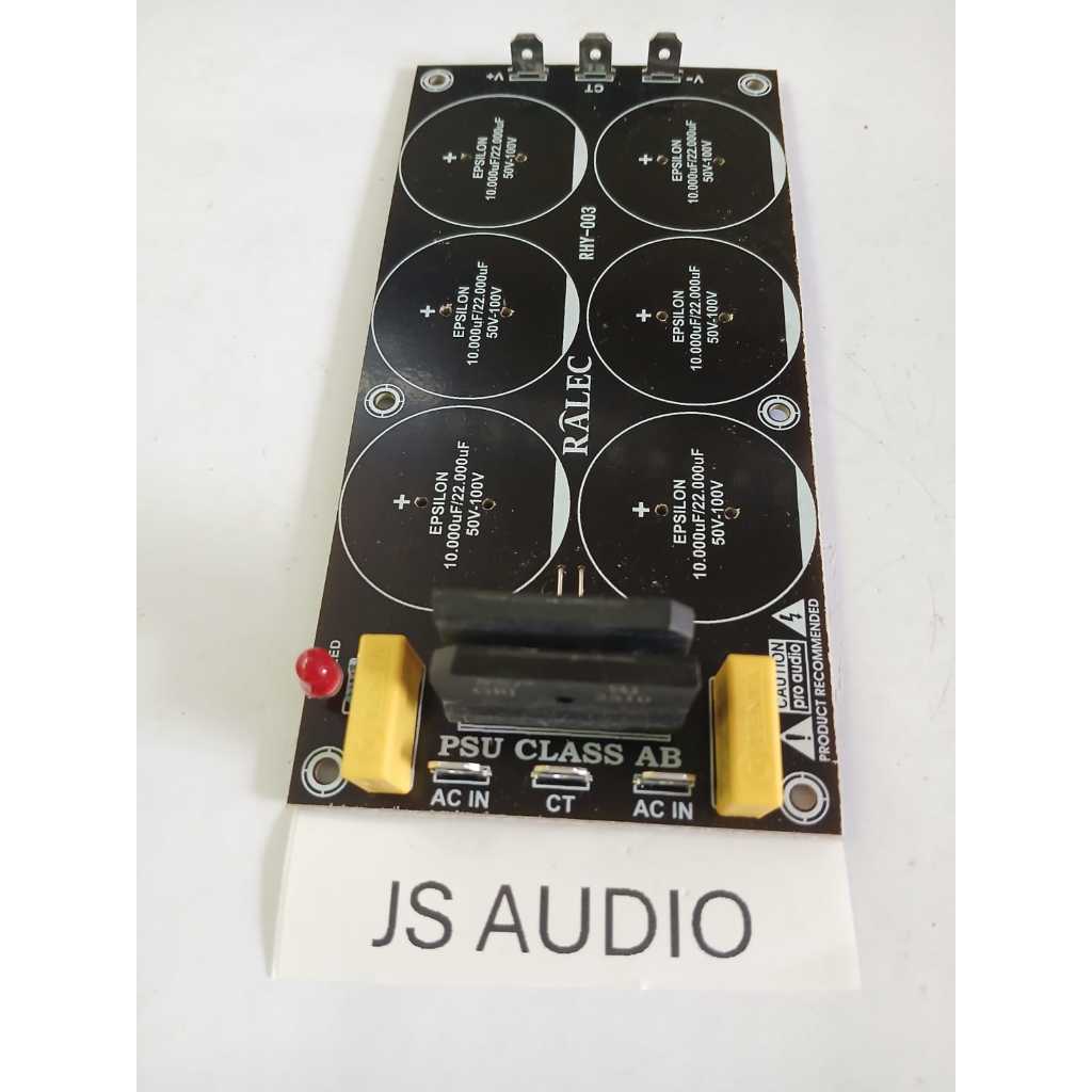 Kit Psu 6 elco tanpa elco dengan pcb bahan pertinak