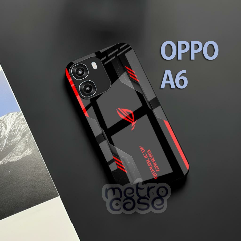 Softcase Glass Kaca Kilau OPPO A6 - A6 NEW - OPPO A6 - OPPO TERBARU 2026 - OPPO A6 BARU 2026 - G63