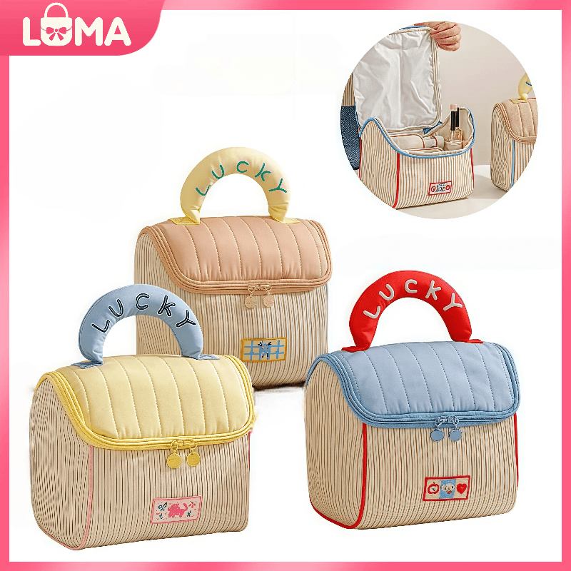 LUMA–Pouch make up pouch mini tas make up pouch make up Tas penyimpanan kosmetik berbentuk rumah kec