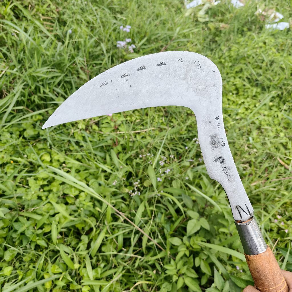 Sabit/Arit Model Longok/Ledreng Baja Isen Lapis 3 Sudah Di Asah (Siap Pakai)