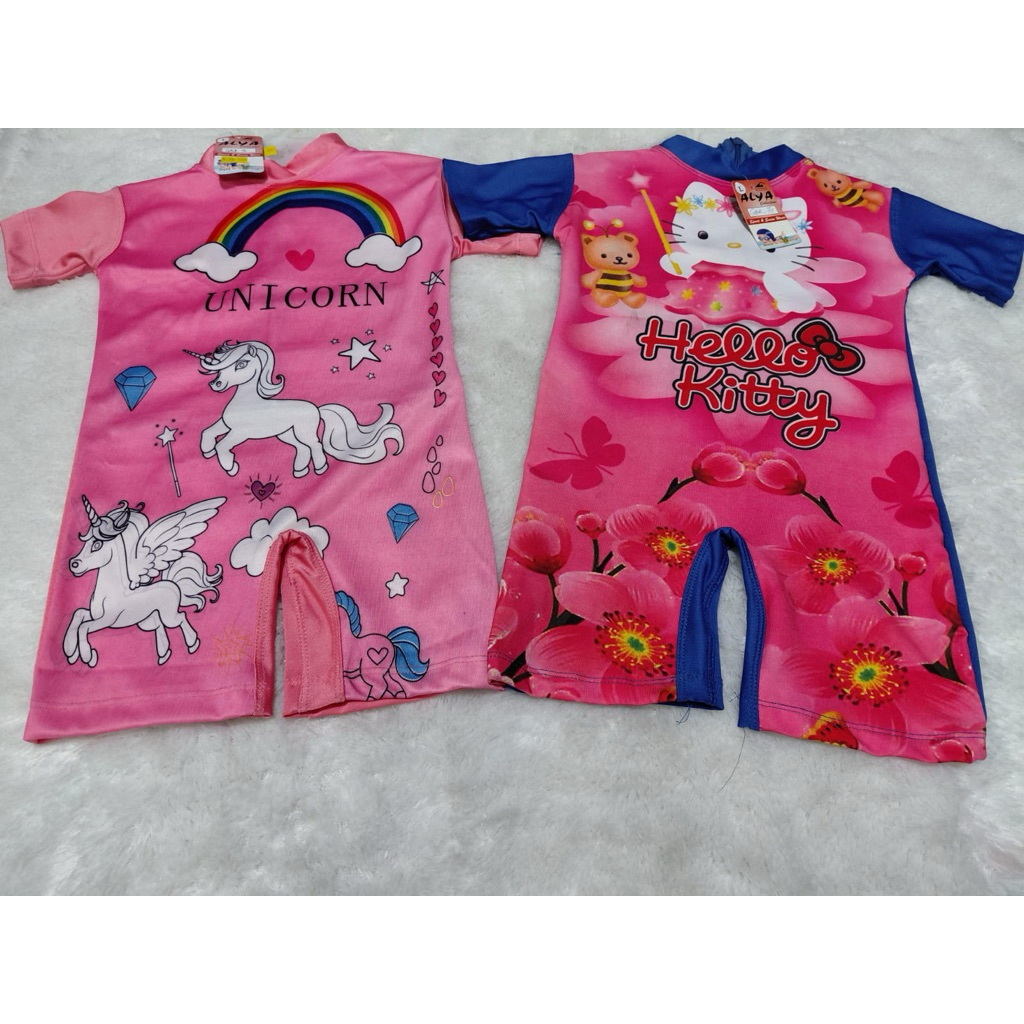 Baju renang anak perempuan usia 3-4tahun