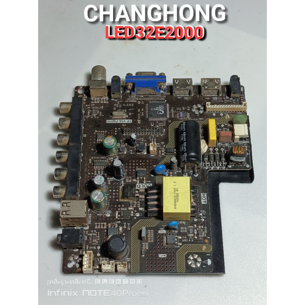 Mainboard Tv Changhong LED32E2000    Mesin Tv Led Changhong 32E2000   Mainboard Tv Changhong LED32E2