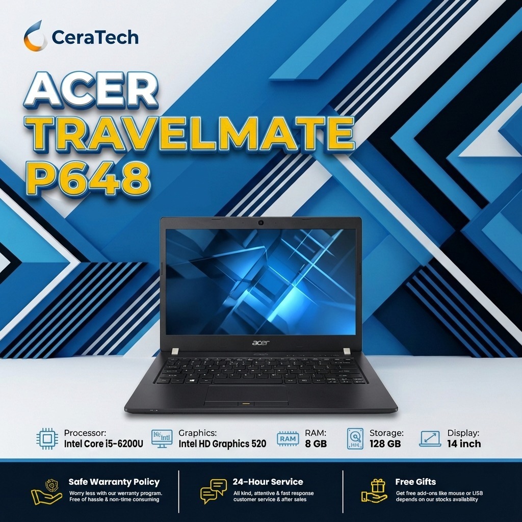 Acer TravelMate P648-M intel core i5-6200U (4CPU)