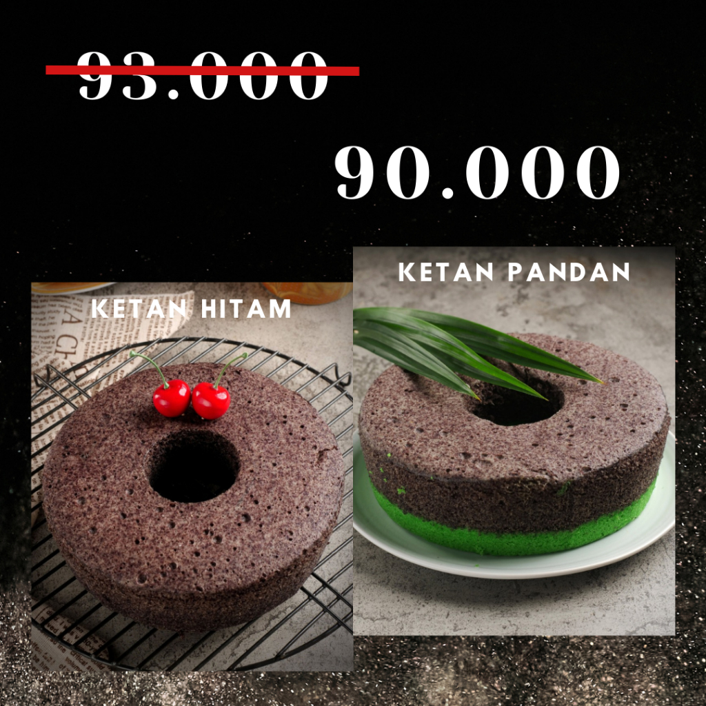 Bolu Ketan Hitam / Bolu Kukus / Bolu Ketan Pandan / Kue Bolu Ketan / Paket 2 Box