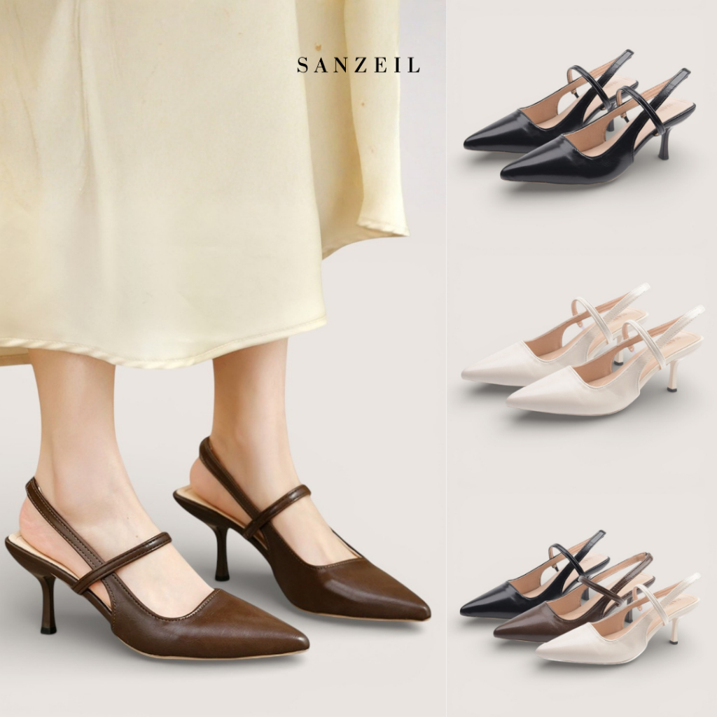 SANZEIL Jian Sepatu Heels 7cm Size 35-41 Wanita 1132