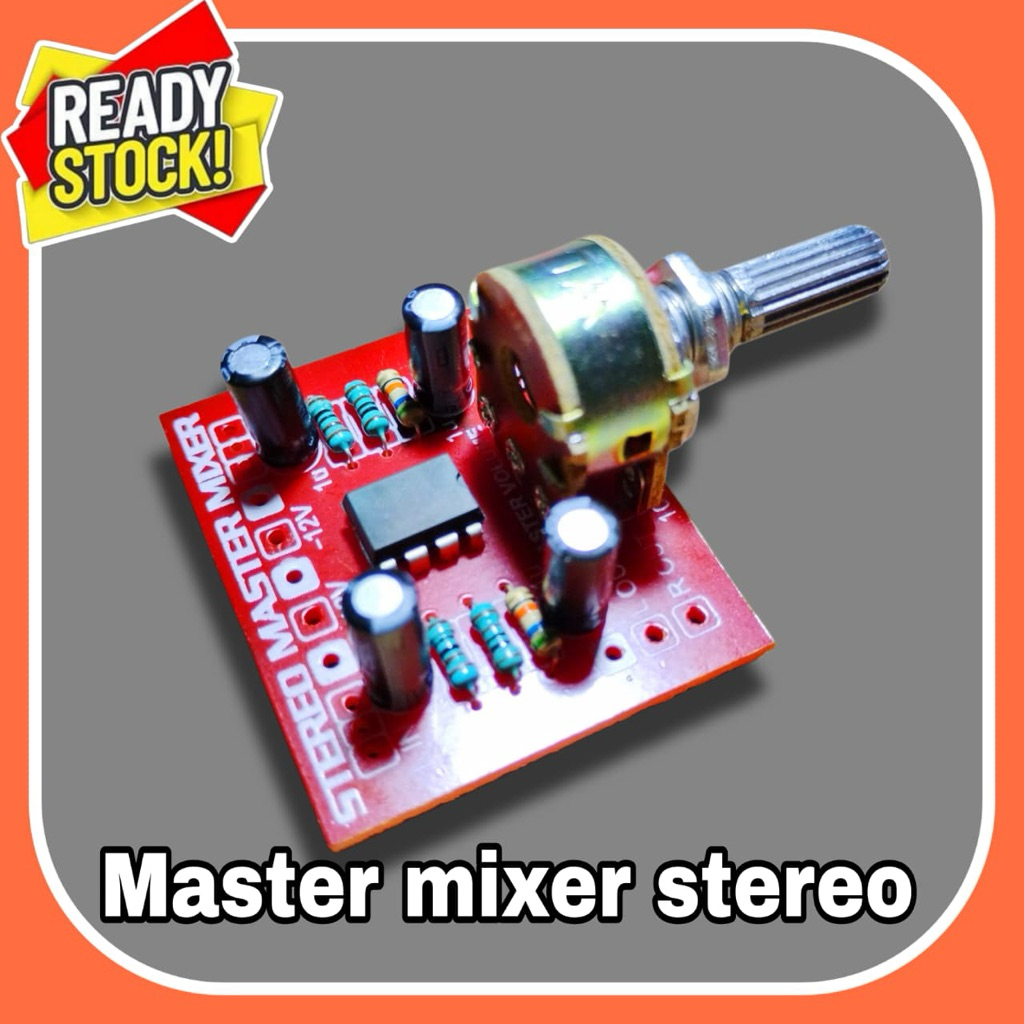 Kit Master Mixer Stereo IC Jrc4558