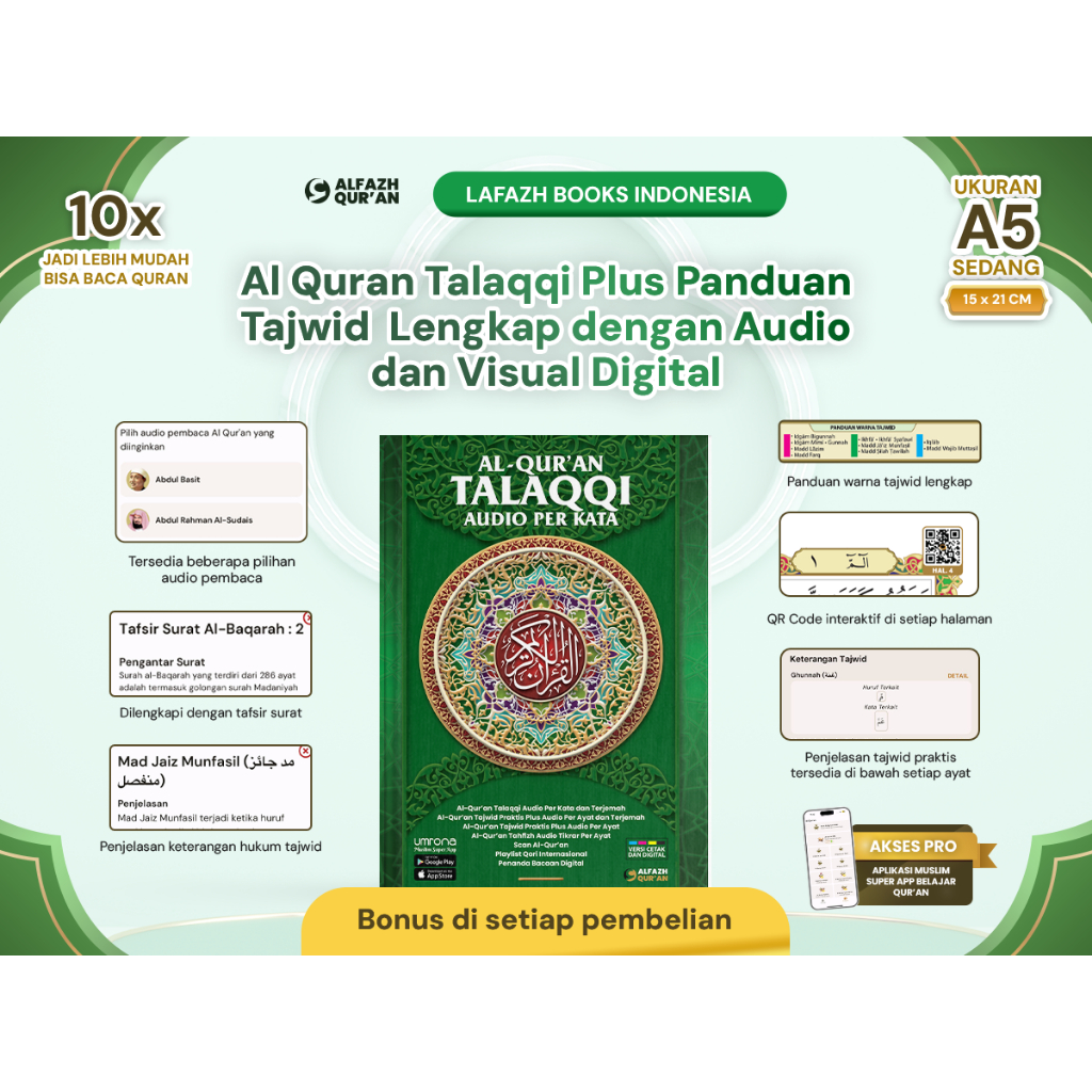 Al Qur'an Talaqqi Audio Per Kata - Alfazh Quran