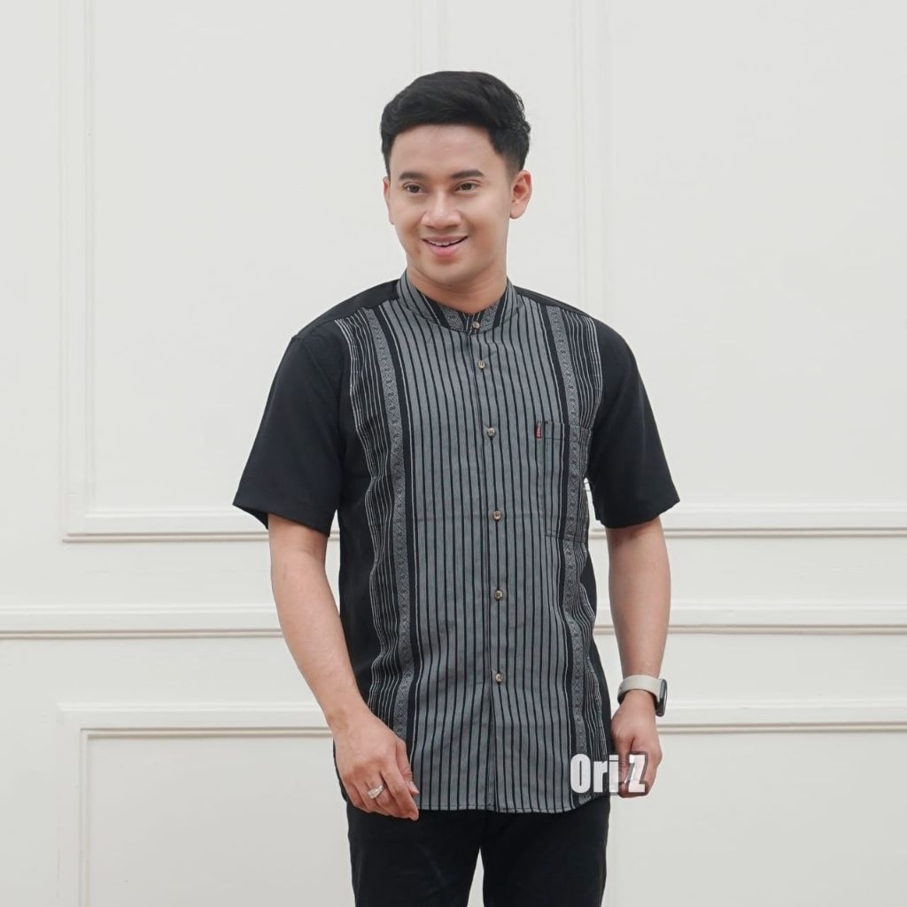 BAJU KOKO MOTIF SONGKET MATT KATUN MADINA