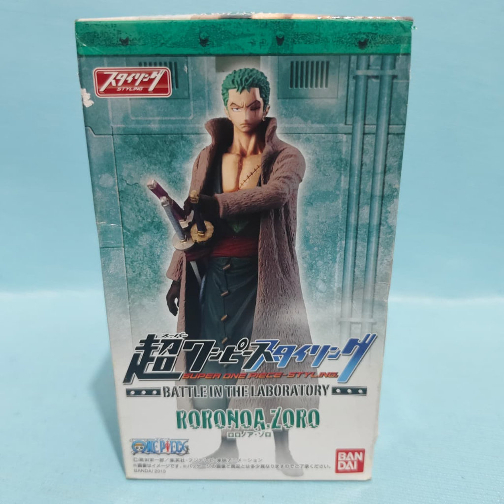 Bandai One Piece -  Super One Piece Styling Figure Battle In The Laboratory Roronoa Zoro Punk Hazard