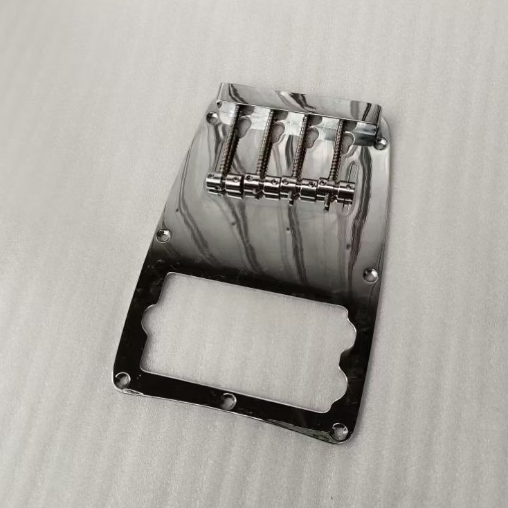 (Bekas) Bridge Bass Original Ibanez ATK 4 String Chrome Electric Bass Part