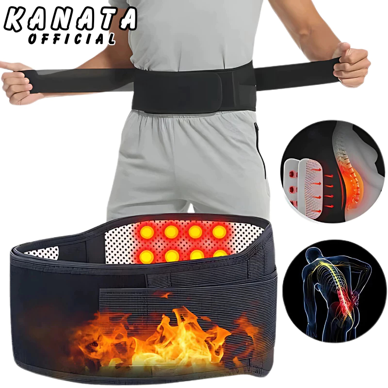 Sabuk Terapi Saraf Kejepit Korset Terapi Pinggang Magnetik Alat Terapi Pinggang