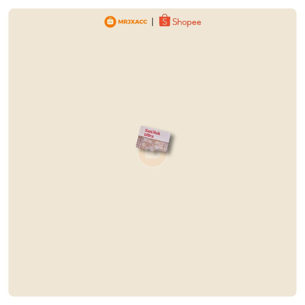 SANDISK Ultra MicroSDHC 16GB - MicroSD Original Merek Sandisk Compatible For Smartphone, Tablet, Lap