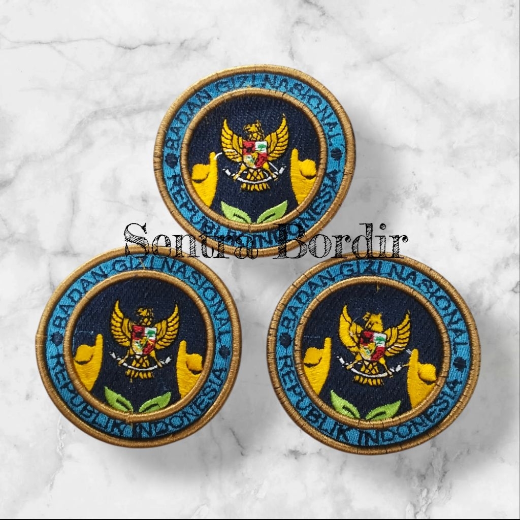LOGO BADAN GIZI NASIONAL | BGN BORDIR TIMBUL
