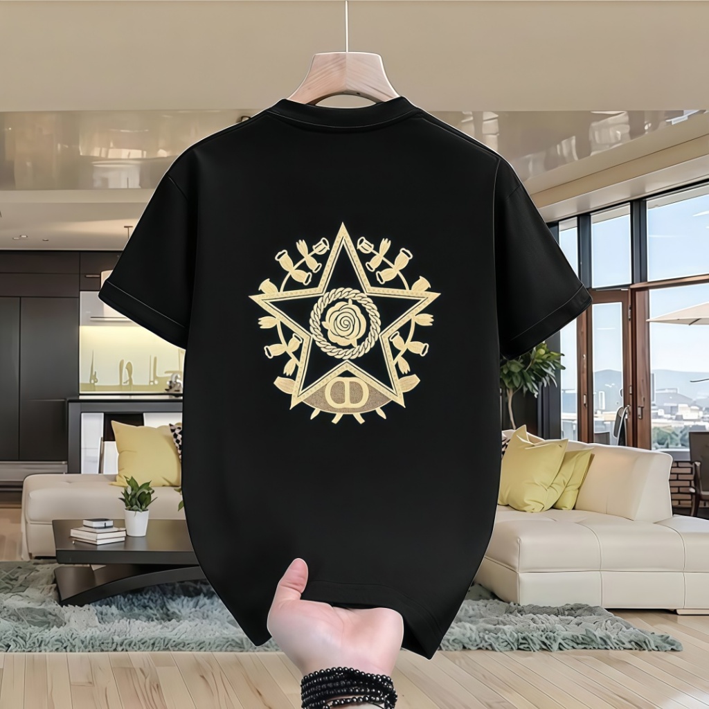 (COD)Viral di Instagram Kaos Lengan Pendek Motif Totem Retro Gaya Kekinian