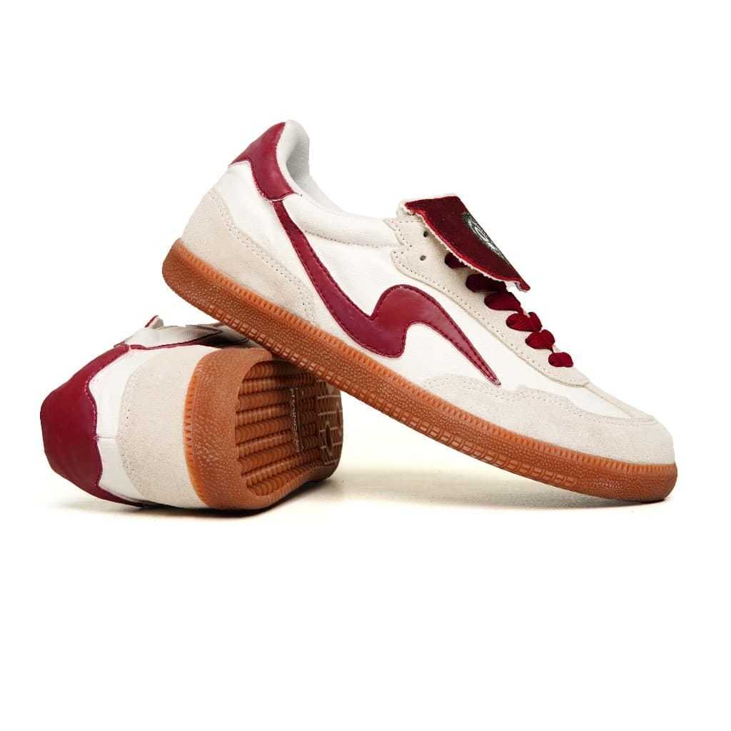 RAINGEL FOOTWEAR UMBRELLA Sepatu Sneakers Pria Wanita Lokal Original White Maroon Low Cut Whte Maroo