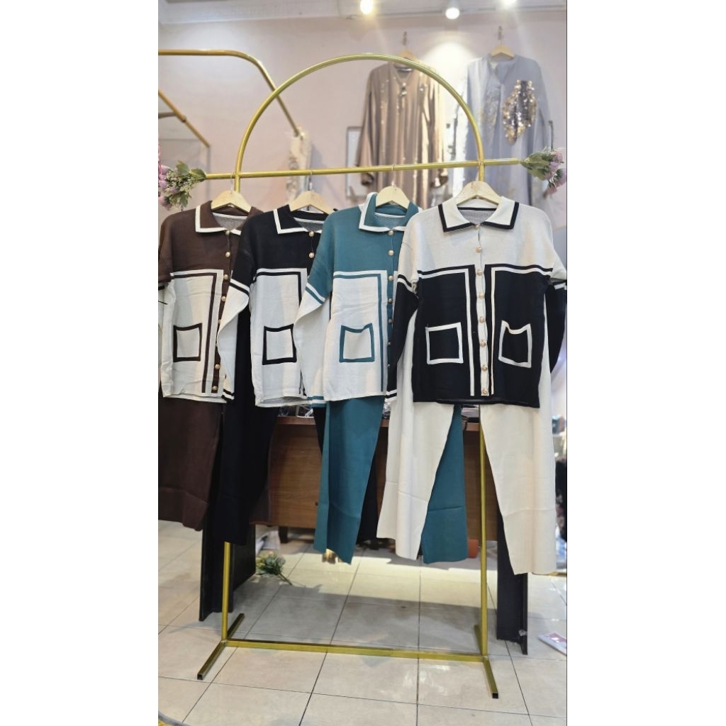 One set Rajut Import Premium