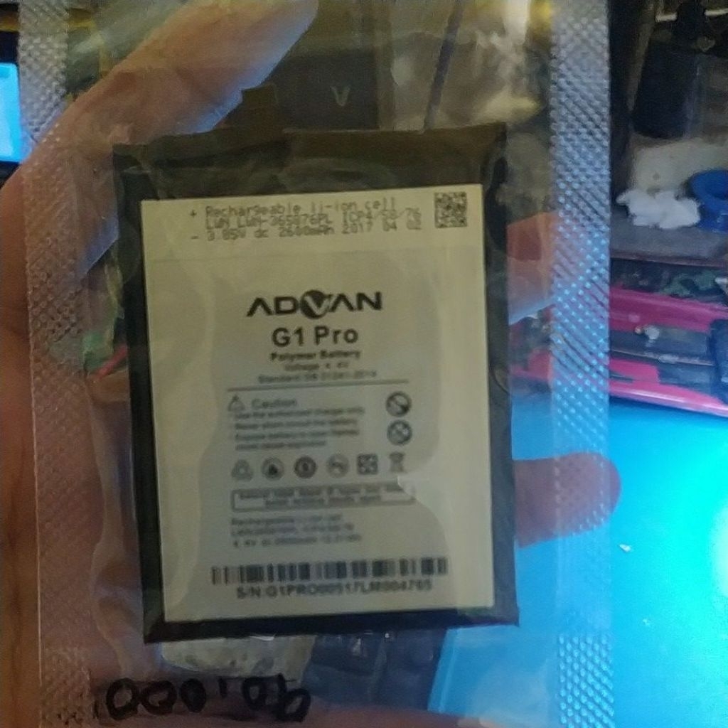 Baterai Advan G1 Pro Original Cabutan Second
