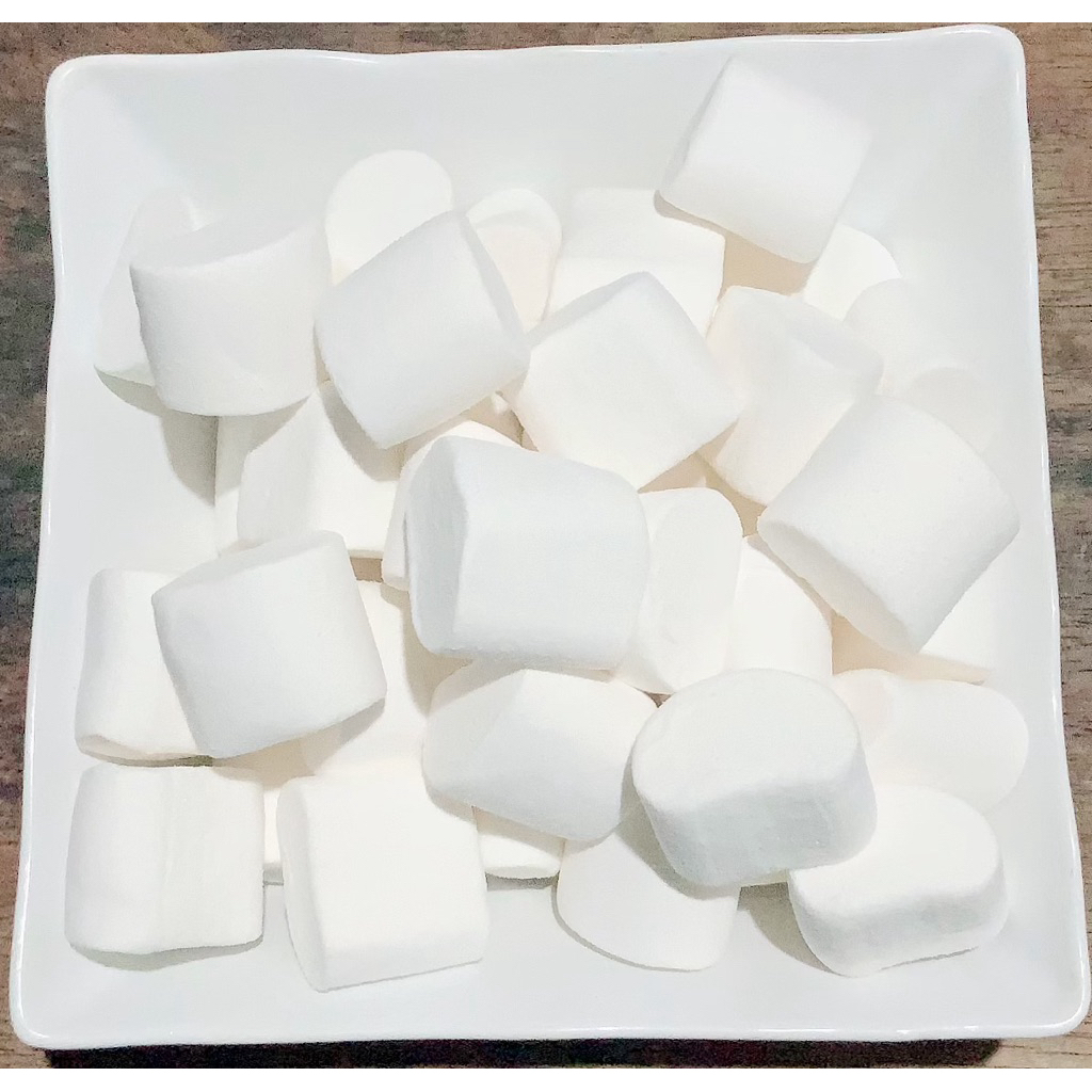 500GR Marshmallow Chompchomp Mega Plain White | Marshmallow Chompchomp Kiloan Murah HALAL