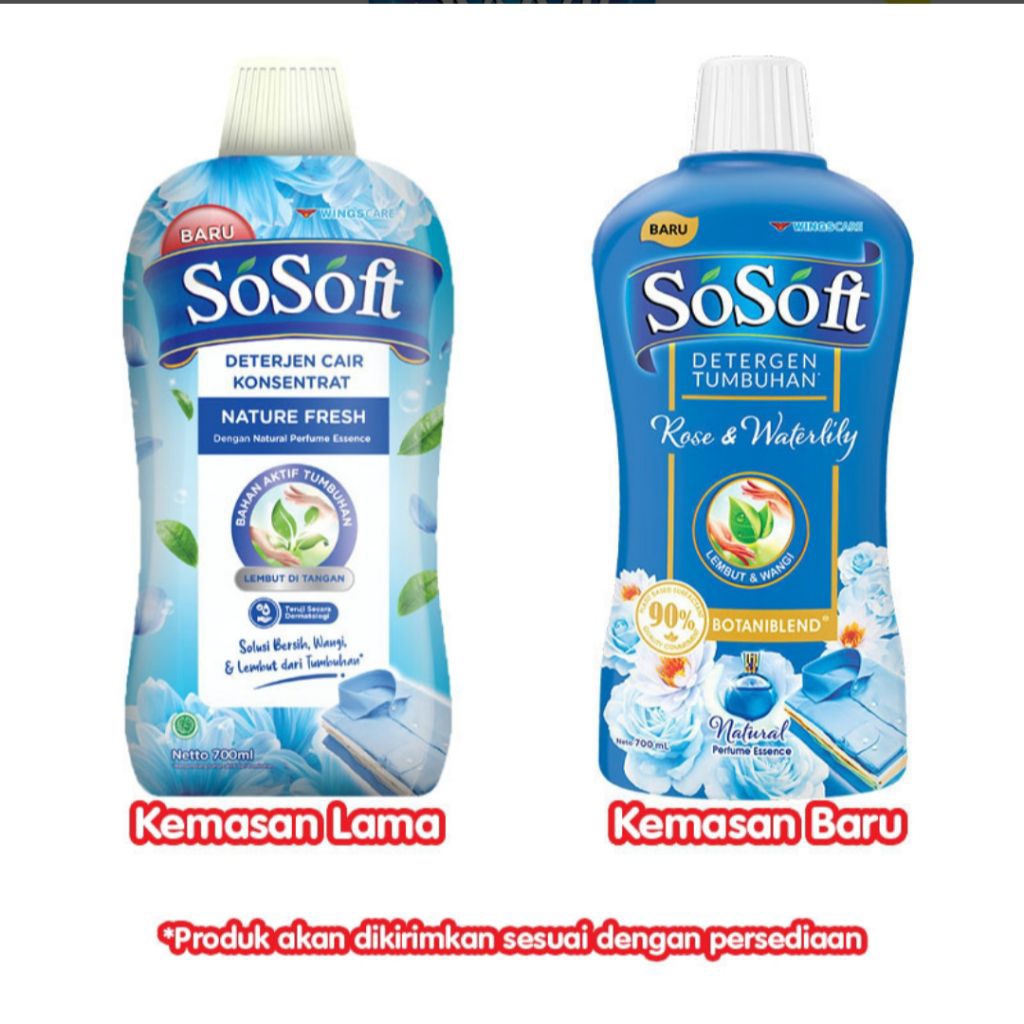 Deterjen Cair So Soft/Sabun Cair Laundry/Deterjen Pakaian Murah/Sabun Berkualitas