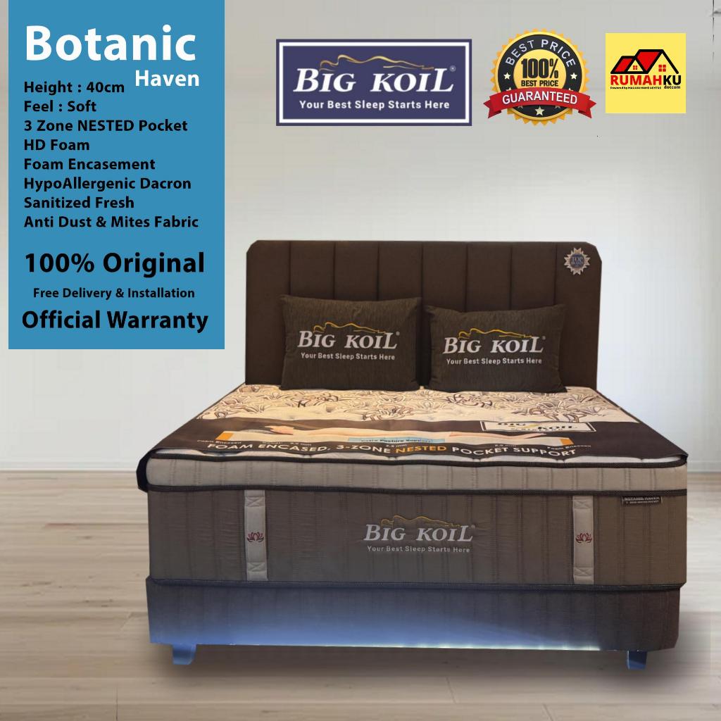 KASUR SPRINGBED BIGKOIL - KASUR PREMIUM - KASUR LATEX - BOTANIQ HAVEN - BIG KOIL