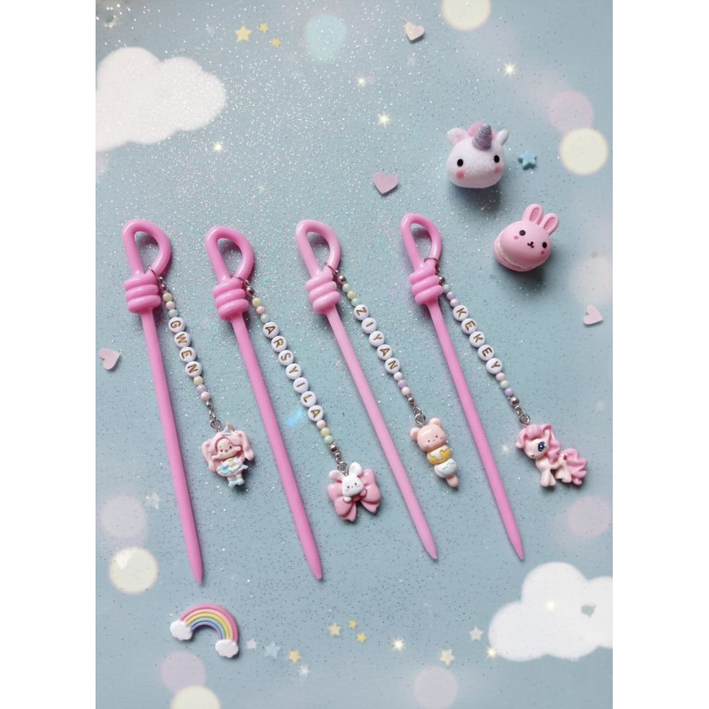 Tunjukan ngaji karakter custom nama Tuding ngaji lucu murah