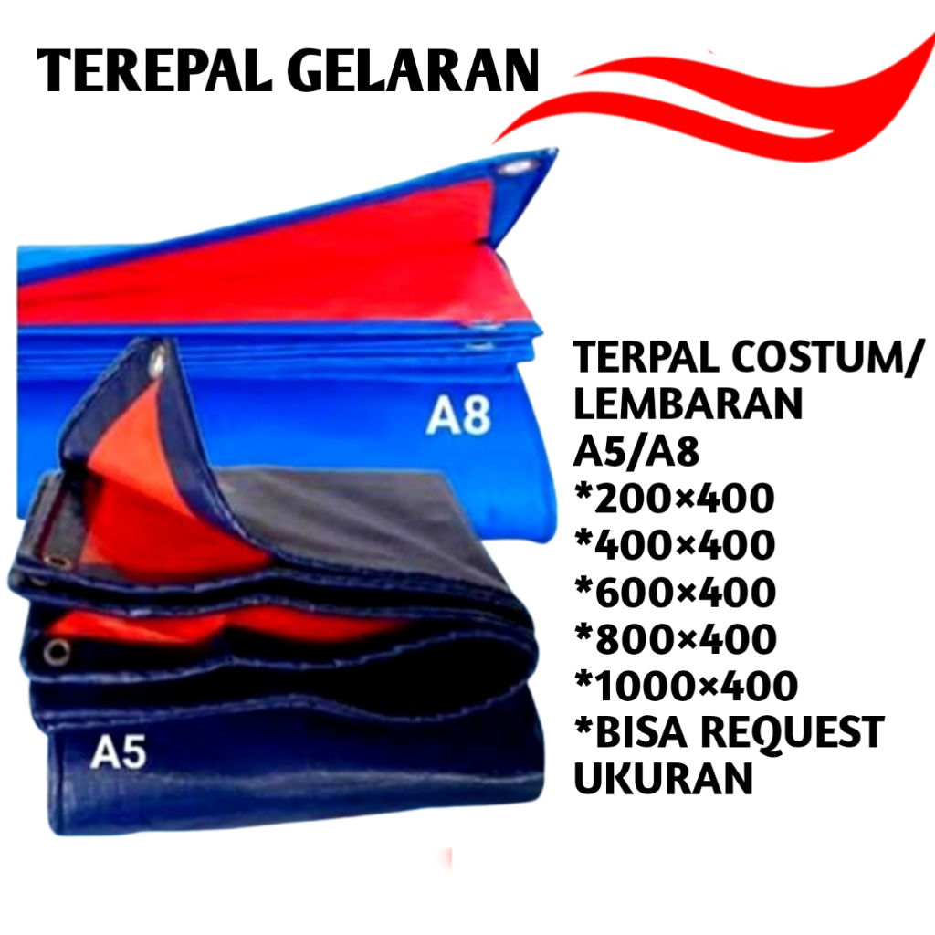 Terpal Lembaran Gelaran Jemuran Padi Atap Tenda