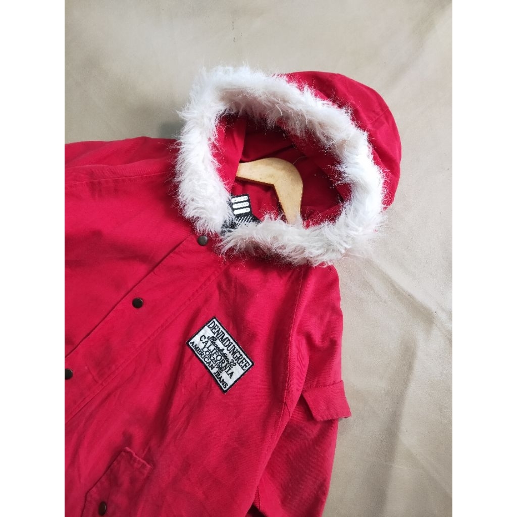 winter boomber jacket custard yellow used verygood