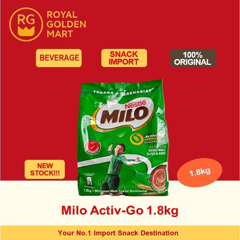 Milo Activ-Go HCL2.0 1.8kg