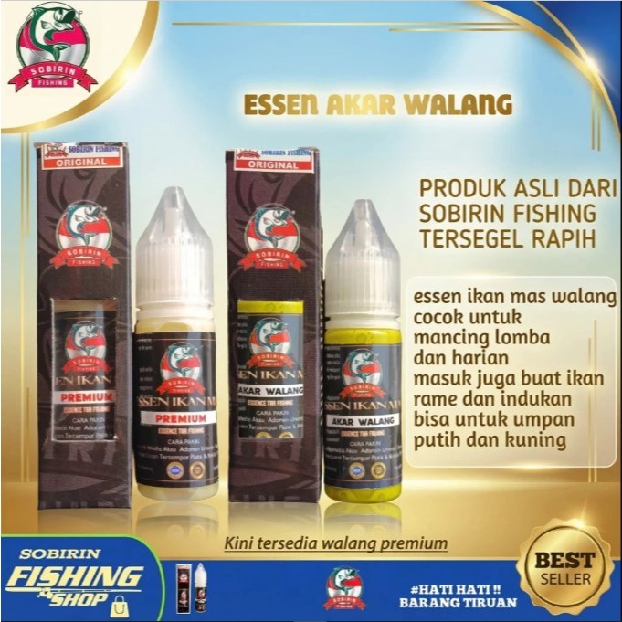 Sobirin Fishing Essen Ikan Mas – Formula Akar Walang Sobirin Fishing Paling Galak