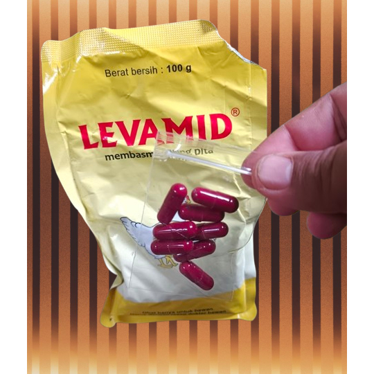 7 Kapsul levamid ; obat cacing ayam ; manjur obat cacing ayam ; obat cacing lengkap ; obat cacing le