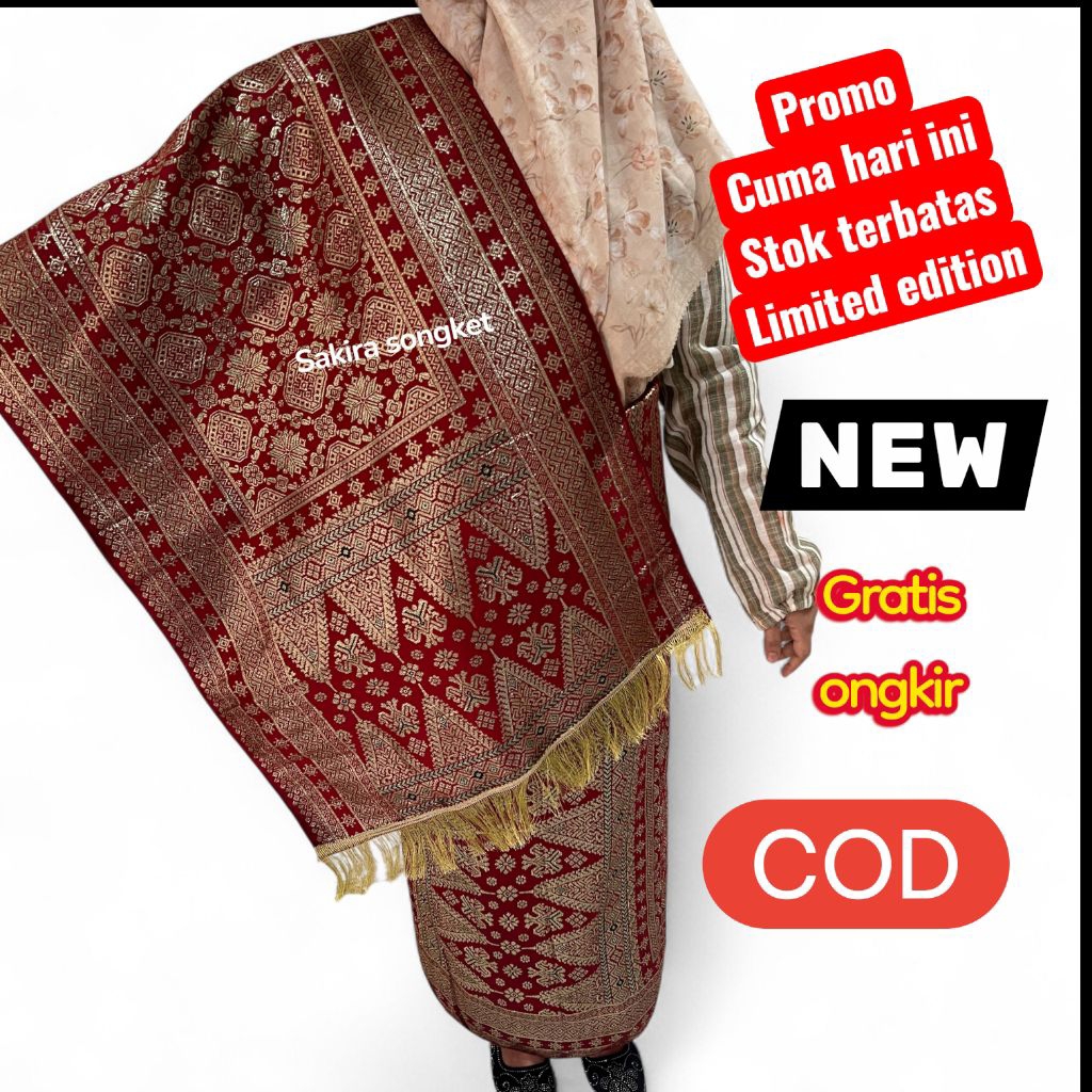 songket palembang pengantin