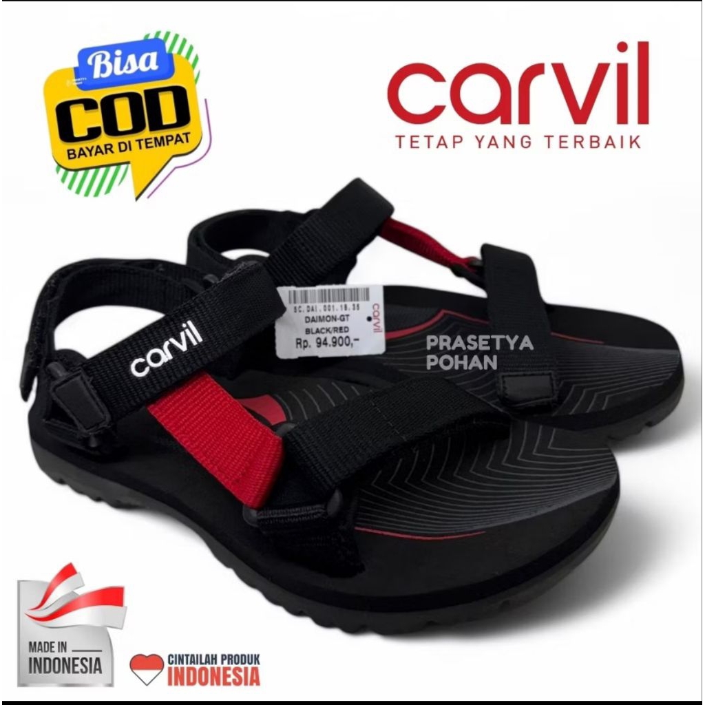 Sandal Gunung Anak Carvil Original Dan Awet - Sandal Carvil Gunung Anak