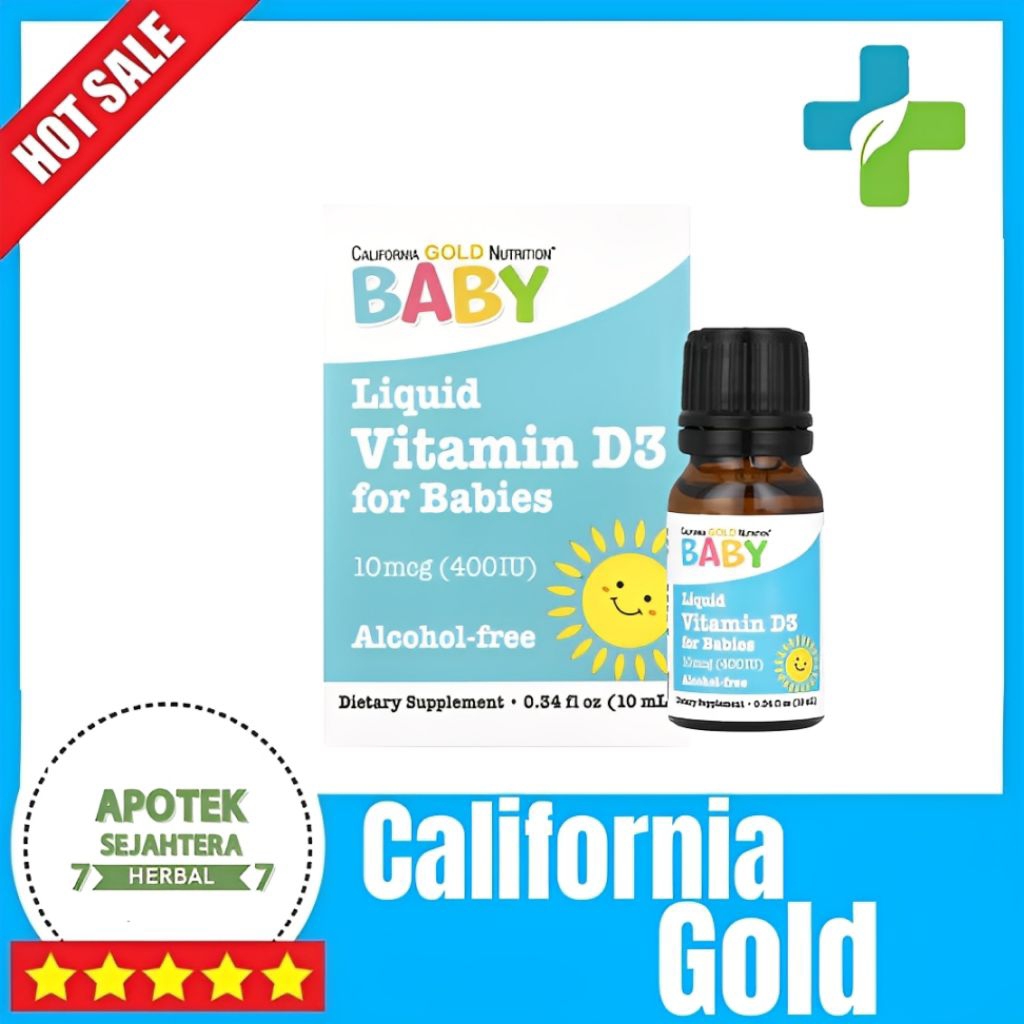 Vitamin D3 Drops Bayi Gold Nutrition California