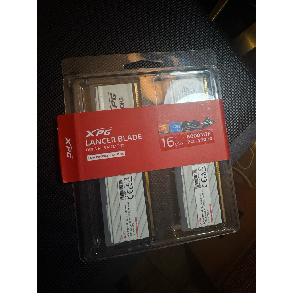 ram xpg ddr5 6000mhz white version