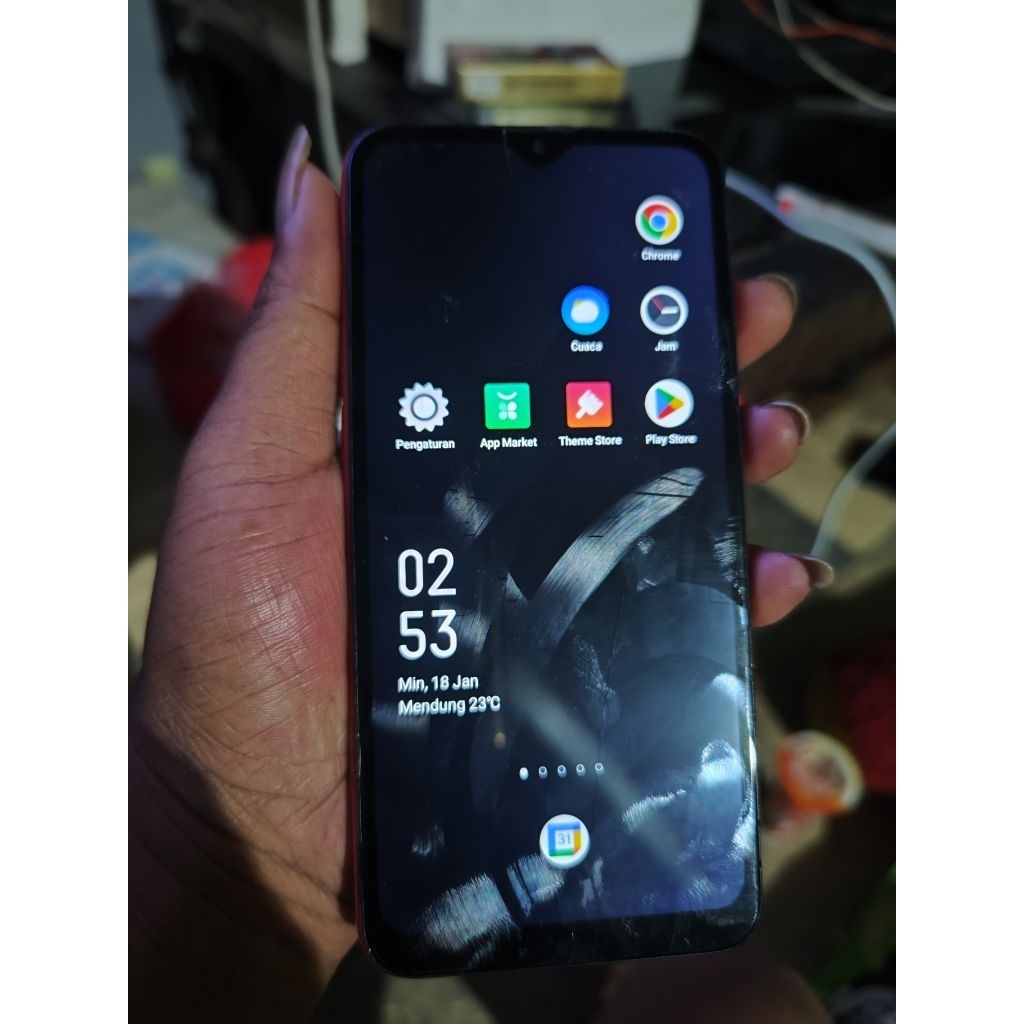 Oppo a1k ram 3/32 minus Layar sentuh tidak bisa