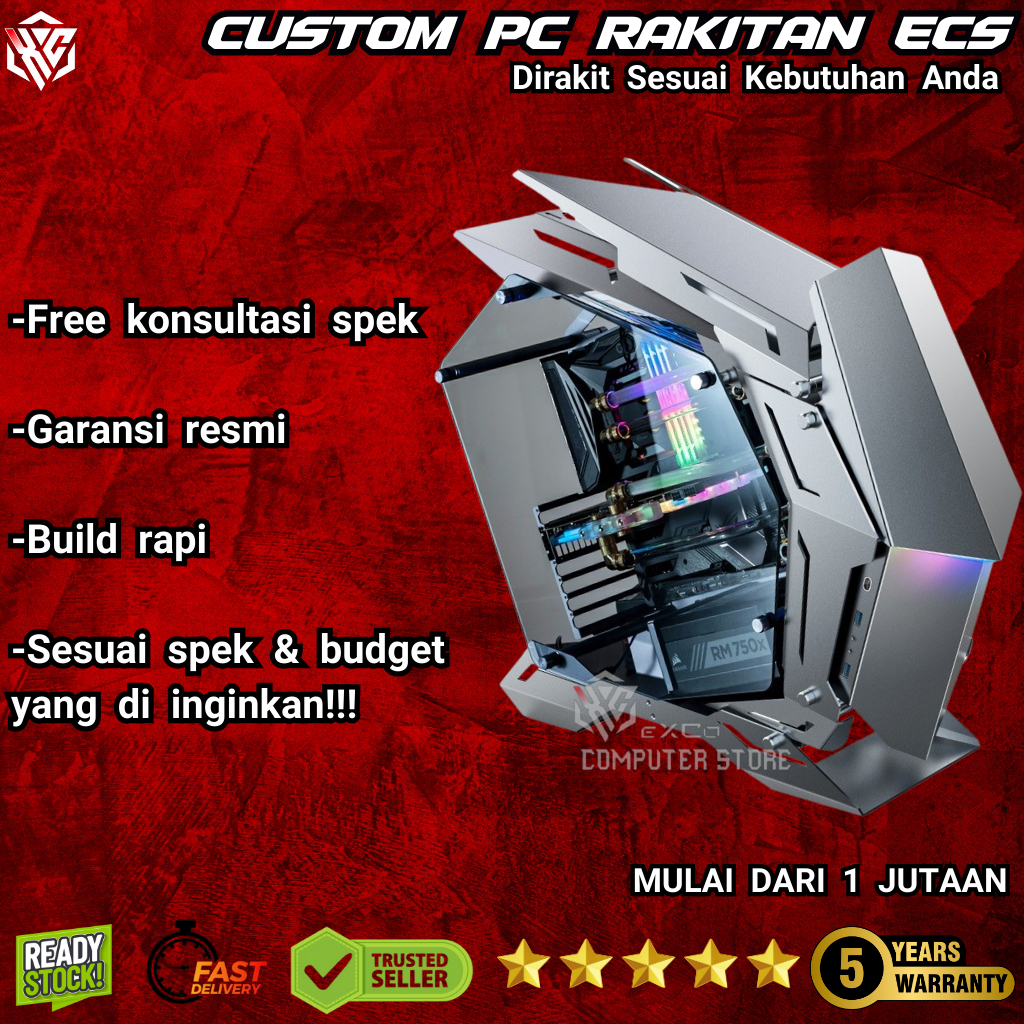 Custom PC Rakitan ECS 1.2 - Custom PC Rakitan EXCO Computer Store