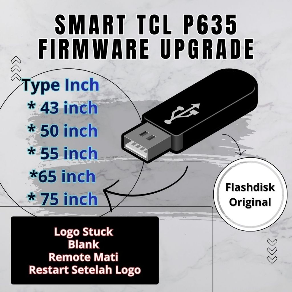 FIRMWARE TCL P635 SMART TV 43P635 50P635 55P635 65P635 75P635