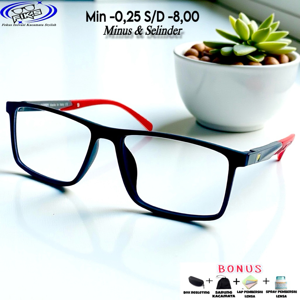KACAMATA MINUS PHOTOCROMIC & LENSA BLUERAY | KACAMATA MINUS KEKINIAN | KACAMATA MINUS PRIA | STYLE P