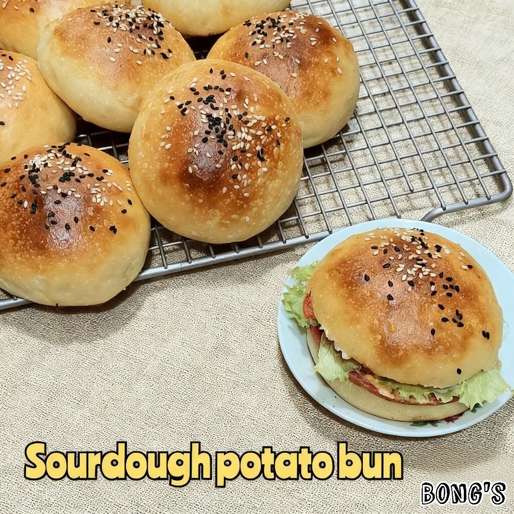 Sourdough Potato Bun - 5 pcs | Bong's Artisan Bakery