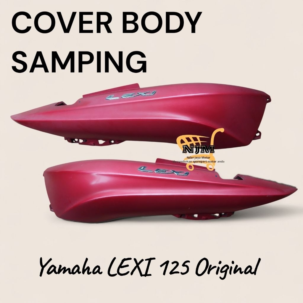 Cover Body Samping Belakang Yamaha Lexi 125 Second Original.