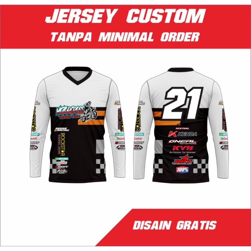Jersey motocross Jersey trail custom