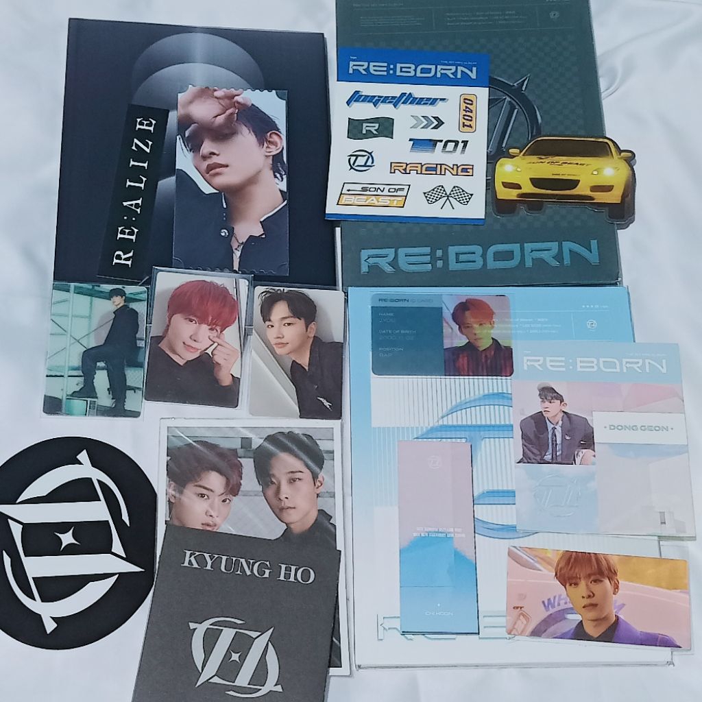 (TO1) Take All 3 pcs Official Album TO1 TO1 Realize Reborn