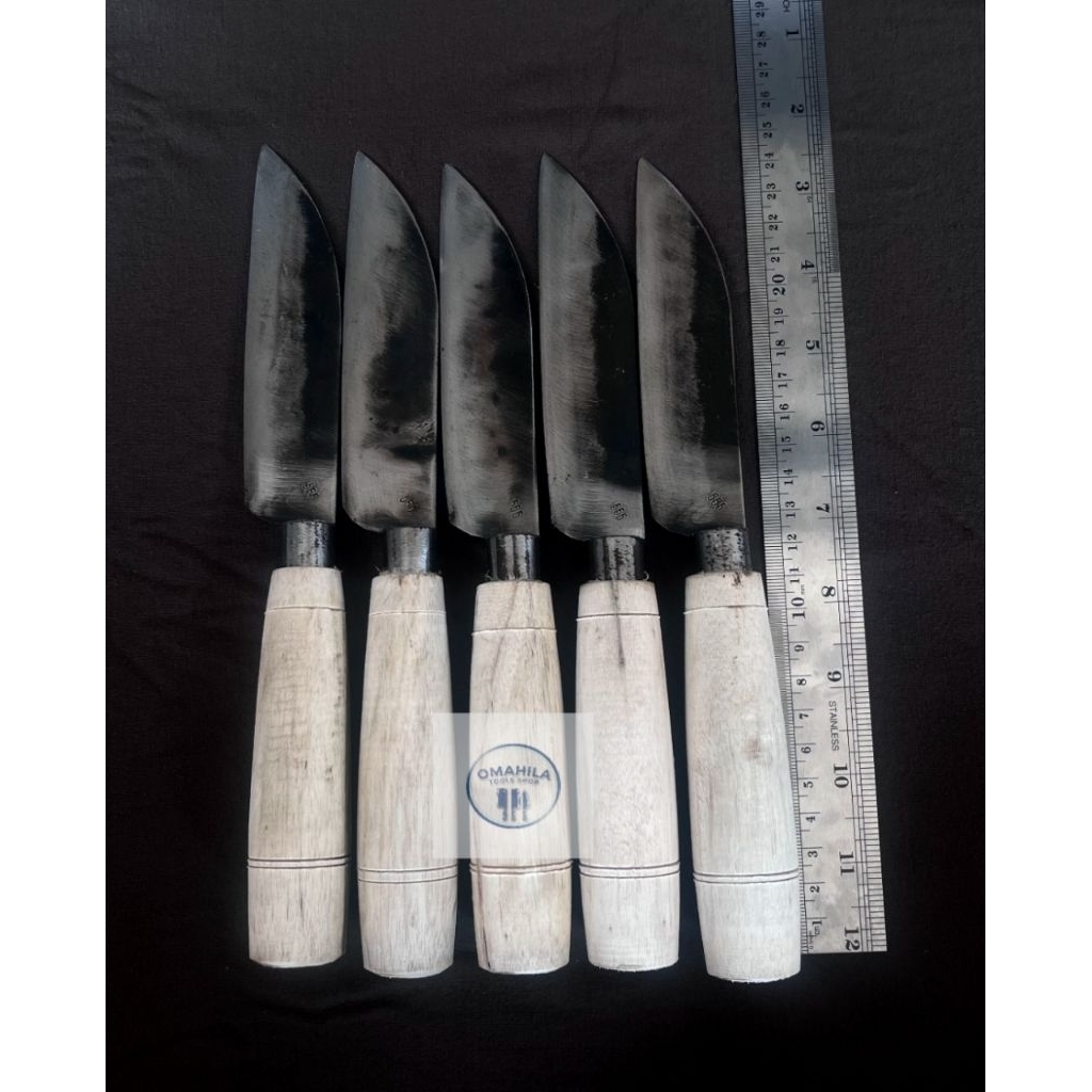 Bundling 5 Pcs Pisau Dapur Legend Cap 555 Khas Madura, Super Tajam Bahan Baja SS, Uk. 24 Cm, Termura