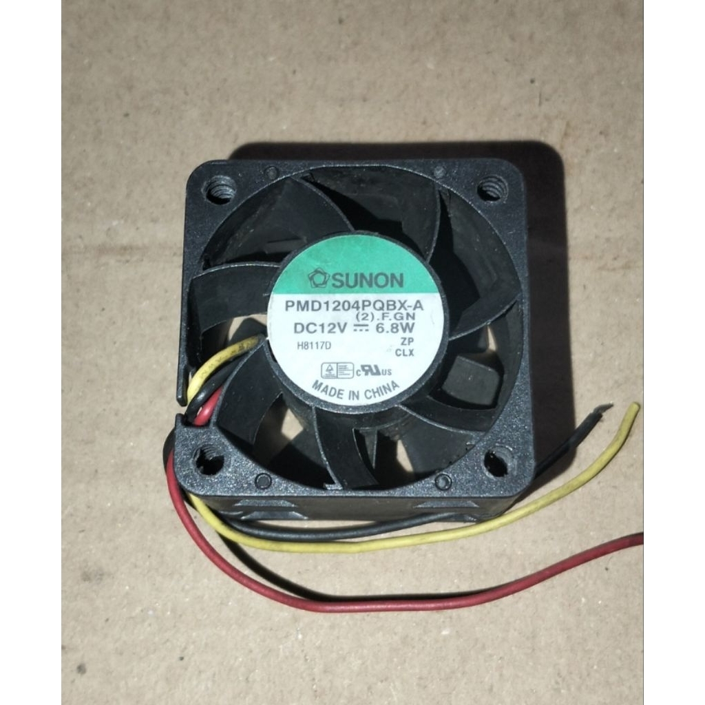 KIPAS FAN 3PIN 4X4 12V 6.8W T 2.8CM BEKAS