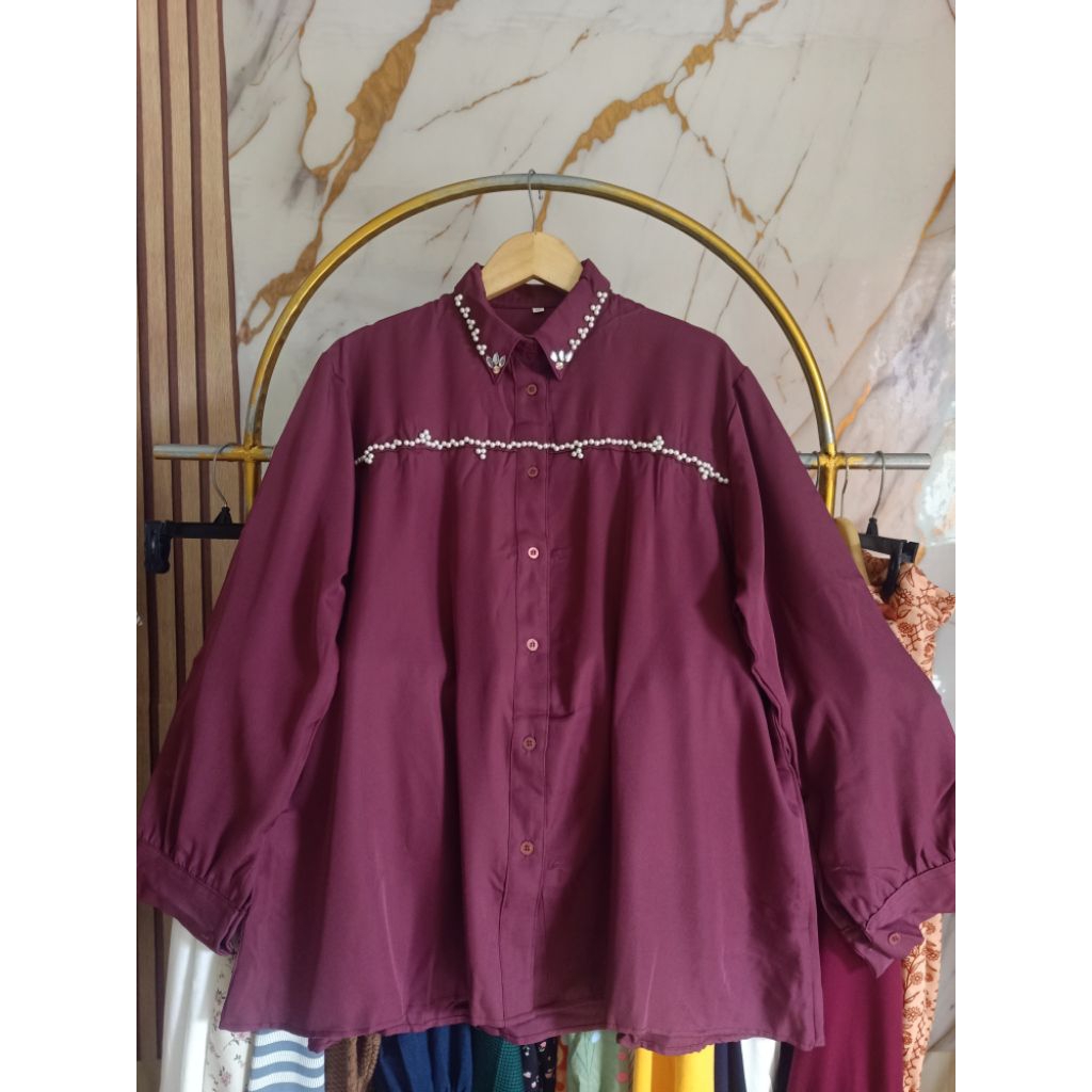 kemeja mauve