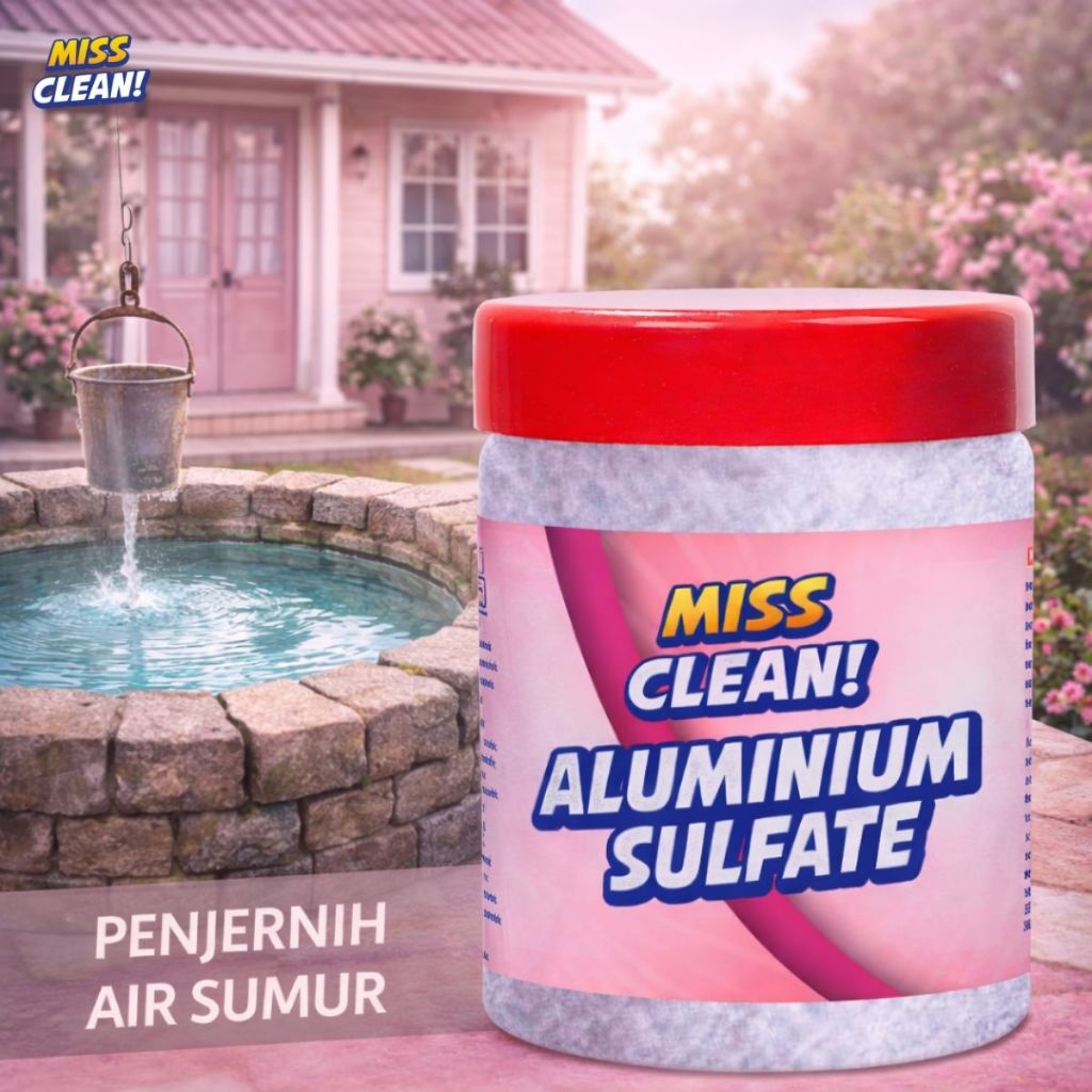 Aluminium sulfate bubuk tawas penjernih air sumur penghilang bau kuning sumur