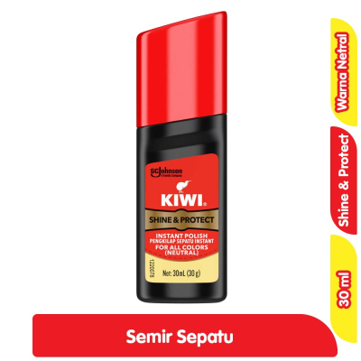 Kiwi Shine & Protect Semir Sepatu Instan Netral 30 ml
