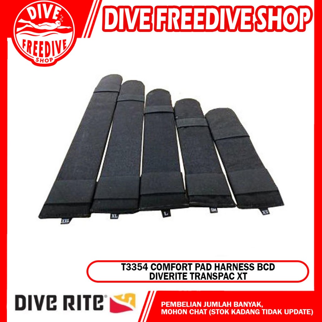 T3354 Comfort Pad Diverite Harness BCD Dive Rite Transpac XT 1pcs Selam Scuba Diving